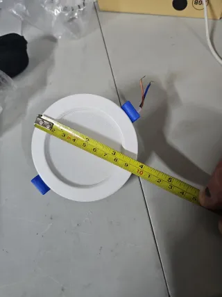 Foco empotrable LED redondo blanco