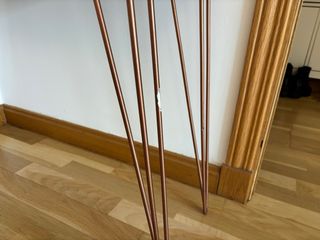 Mueble de entrada madera y metal