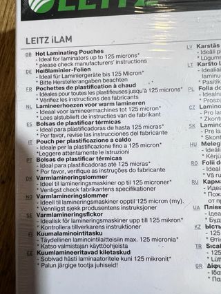 Leitz iLAM A6 Bolsas Plastificação - 100 unid