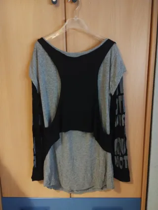 Jersey estilo rockero con chaleco