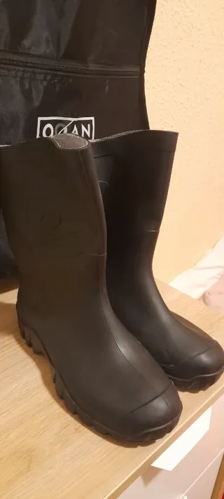 Botas de agua Dunlop negras