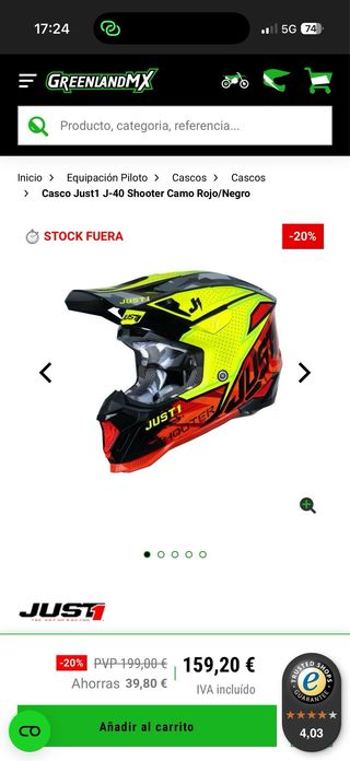Casco Enduro Moto/Quad/ATV JUST1