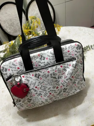 Bolso de trabajo para mujer con estampado