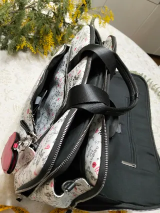 Bolso de trabajo para mujer con estampado