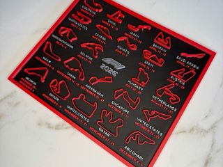 Calendario F1 2026 3D Carreras