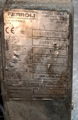 Motore per caldaia a gasolio FERROLI SPATIO 2RS