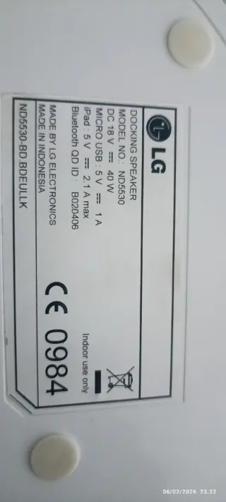 Altavoz LG DN5530 Inalámbrico Segunda Mano