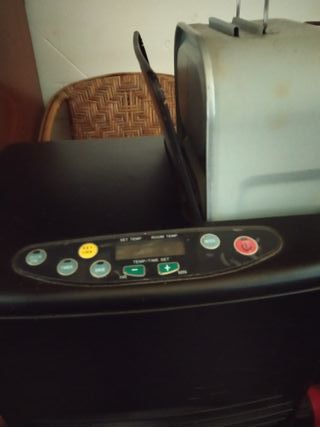 Estufa portátil parafina negra