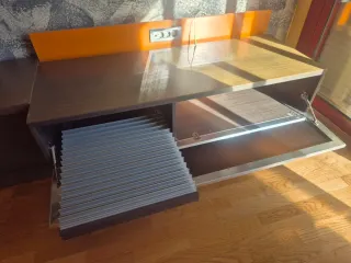 Mueble de salón Piferrer madera y cristal