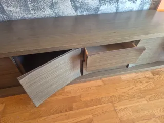 Mueble de salón Piferrer madera y cristal