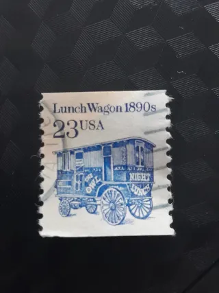 Sello USA 15c Rhode Island 1790 Molino