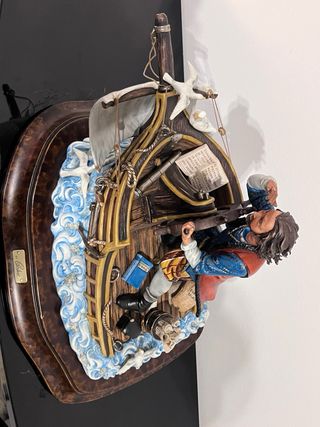 Porcelana Capodimonte Barco Navegante