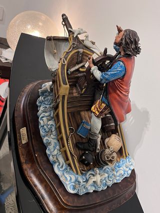 Porcelana Capodimonte Barco Navegante