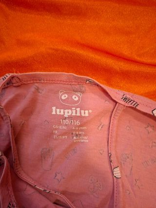 Mono rosa Lupilu niña 4-6 años