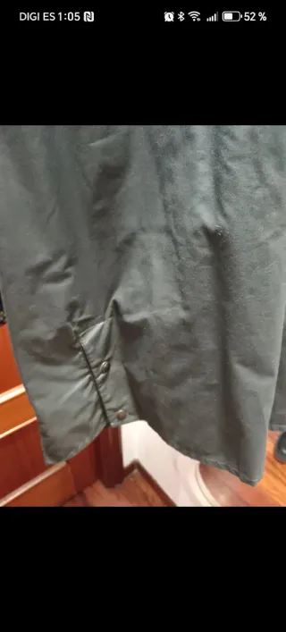 Parka con cuello de pana