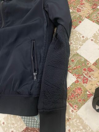 Chaqueta bomber azul marino