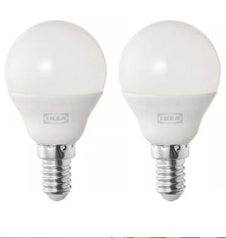 Pack 2 Bombillas LED E14 IKEA Solhetta