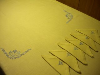 TOVAGLIA IN LINO+6 TOVAGLIOLI 114x176cm