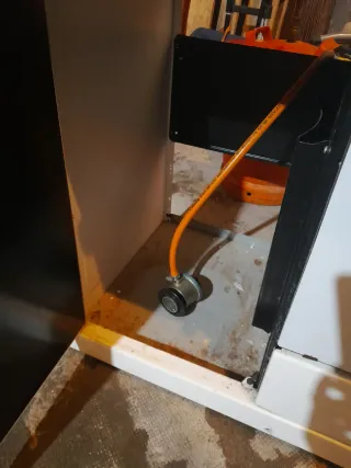 Cocina gas butano con porta bombonas