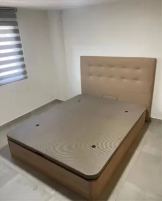 Canapé colchón somier base tapizada