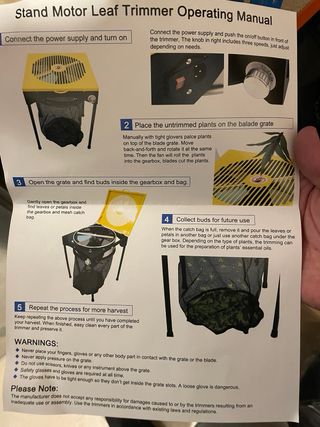 Peladora eléctrica de mesa Table Trimmer