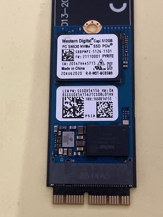 SSD M.2 512GB + Adaptador Mac 2013-2017