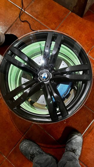Jante BMW Preta e Laranja