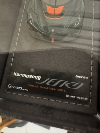 Koenigsegg Jesko Vimana 1:64 Resina