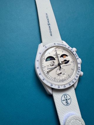 Omega Swatch Moonshine Gold