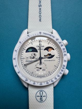 Omega Swatch Moonshine Gold