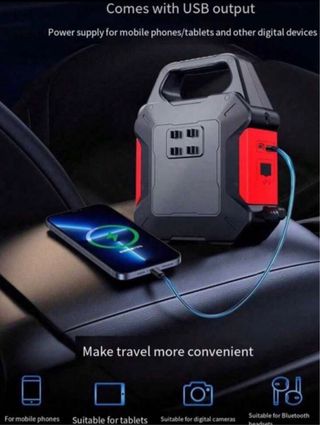 Arrancador Batería + Compresor Aire 39800mAh NUEVO