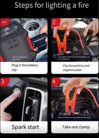 Arrancador Batería + Compresor Aire 39800mAh NUEVO