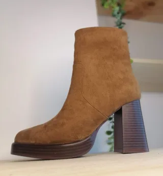 Botin de tacón alto para mujer