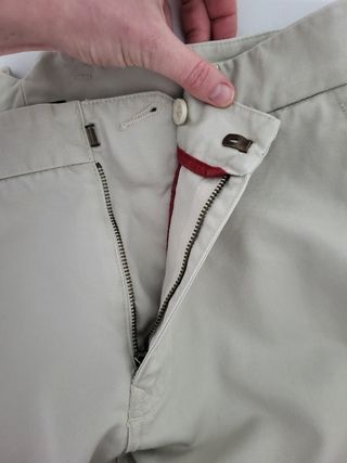 Pantalón chino algodón 100% beige