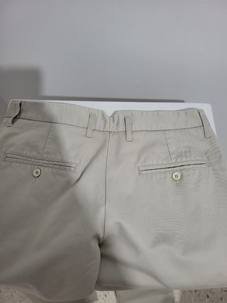 Pantalón chino algodón 100% beige
