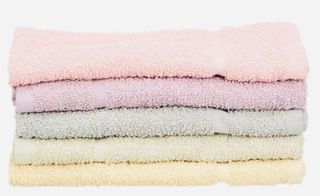 Set 5 paños cocina colores pastel