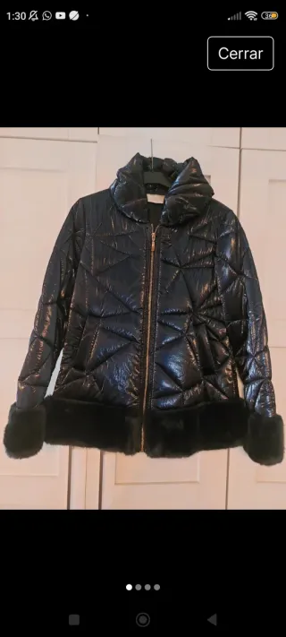 Plumas Carla Ruiz Azul Marino Talla M