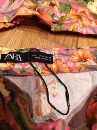 Conjunto verano floral rosa