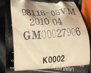 Giacca Harley Davidson Pelle Nera Arancione