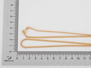 cadena oro 18k 25cm