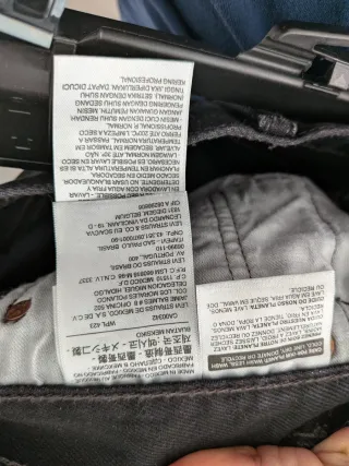 Vaqueros Levi's Negros 30/30l