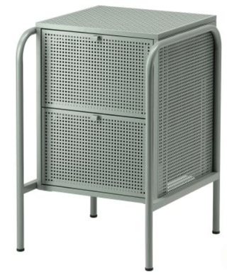 Cómoda NIKKEBY IKEA 2 cajones gris
