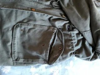 Parka verde mujer con capucha