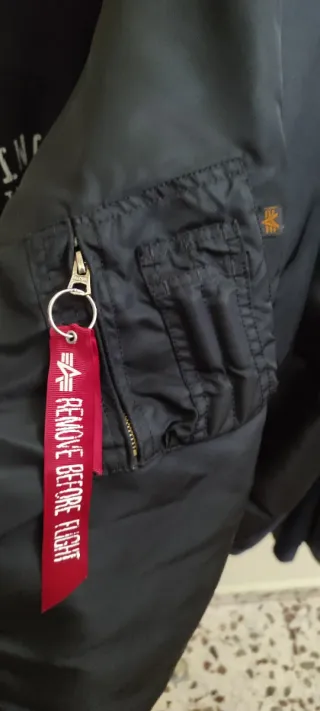 Banda Alpha Industries Remove Before Flight