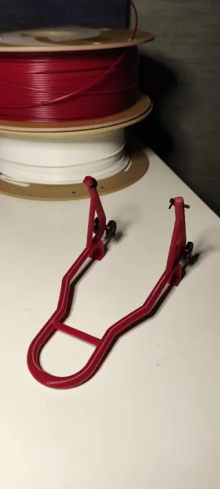 Suporte telemóvel vermelho