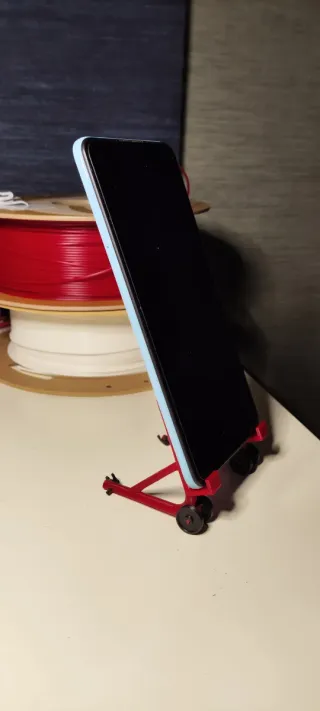 Suporte telemóvel vermelho