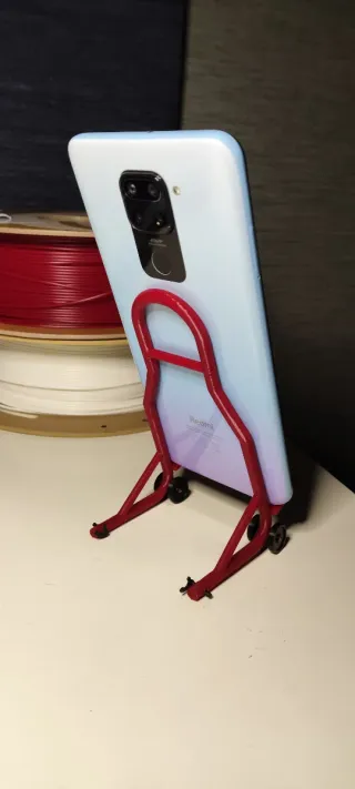 Suporte telemóvel vermelho