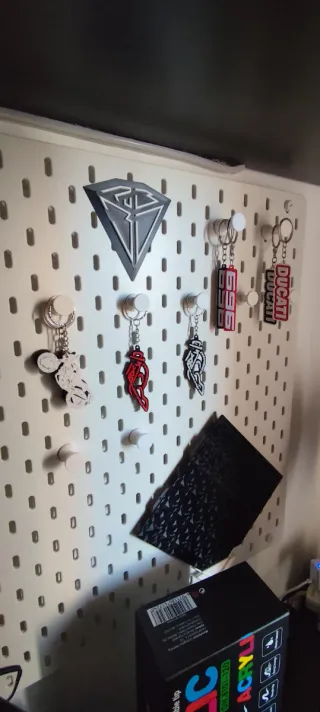 Suporte telemóvel vermelho