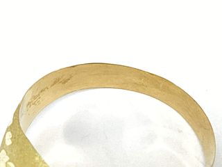 sello oro 18k con piedra con circonita