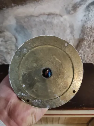 Lámpara Bronce Barco con Tulipa